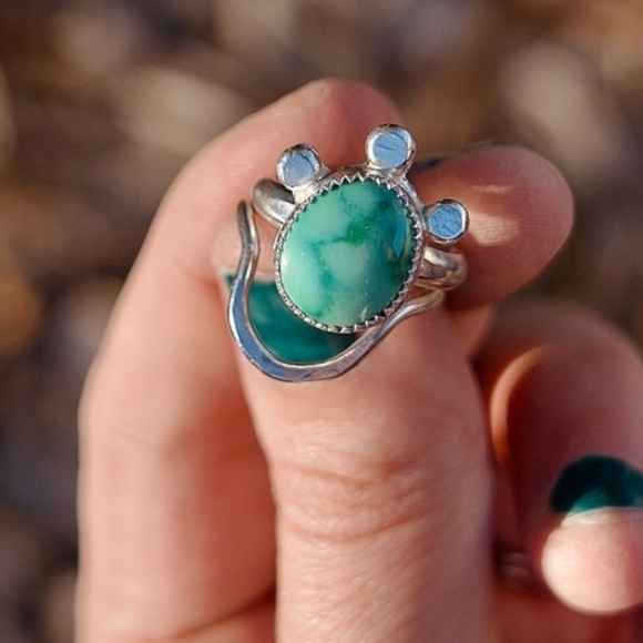 jou jou by Sam Jewelry - Emerald Valley turquoise Stacking Rings